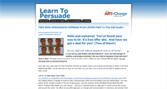Desktop Screenshot of learntopersuade.com